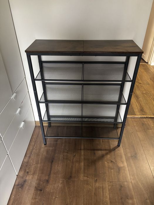 Półka regał na buty nowy industrialny metalowy 75cm