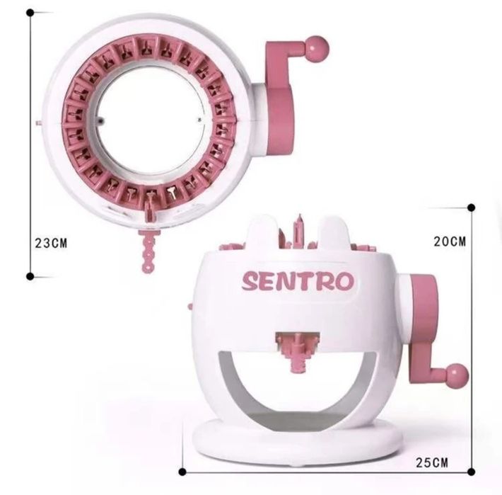 Máquina de tricô Sentro 22 agulhas