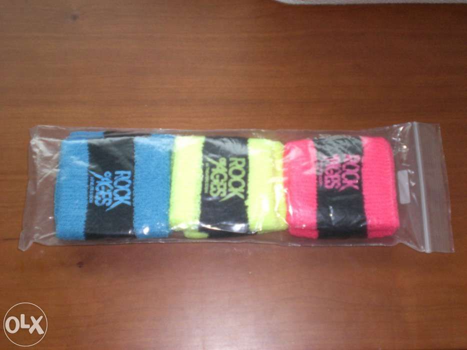 Tiras de suor sweat band novos rock of ages