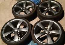 Felgi Alu ROTOR 21 cali 9.0J z oponami Pirelli 275/35/ZR21(103Y) Audi