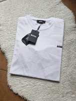 Koszulka męska tshirt grubszy bawełniany biały bo ss xl L nowy metki