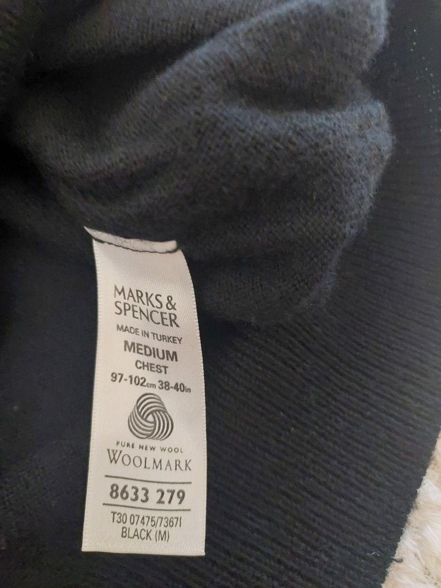 Sweter Marks Spencer wełna merino 100%  rozmiar m