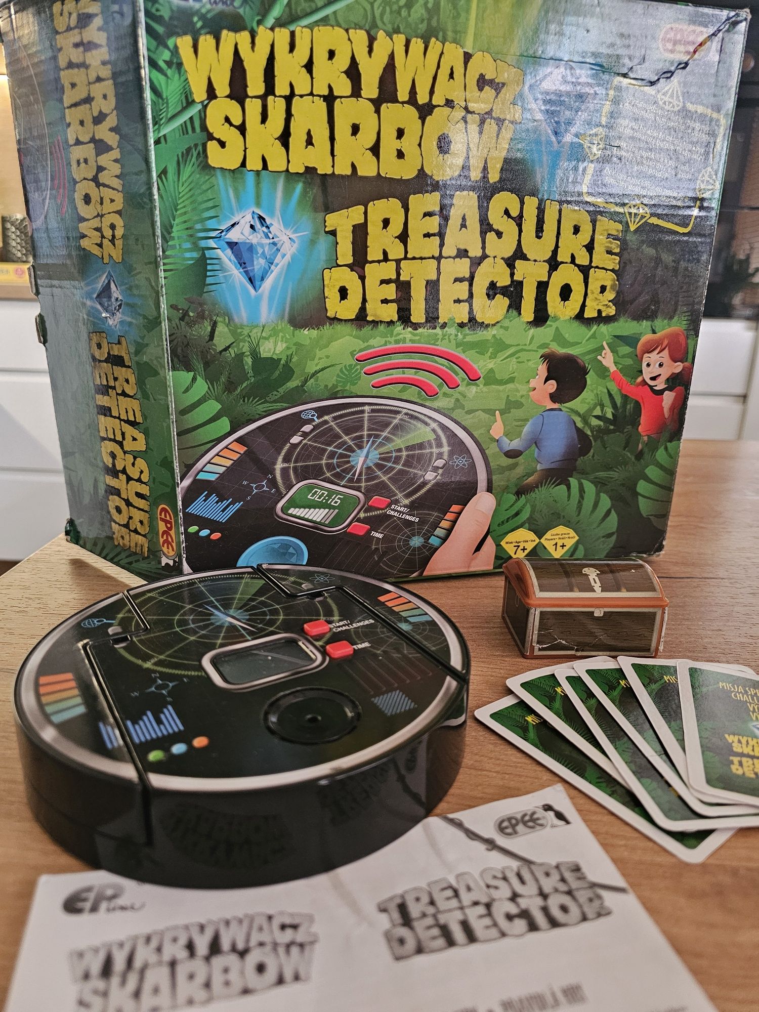 Wykrywacz skarbów Treasure detector gra 7+ HIT
