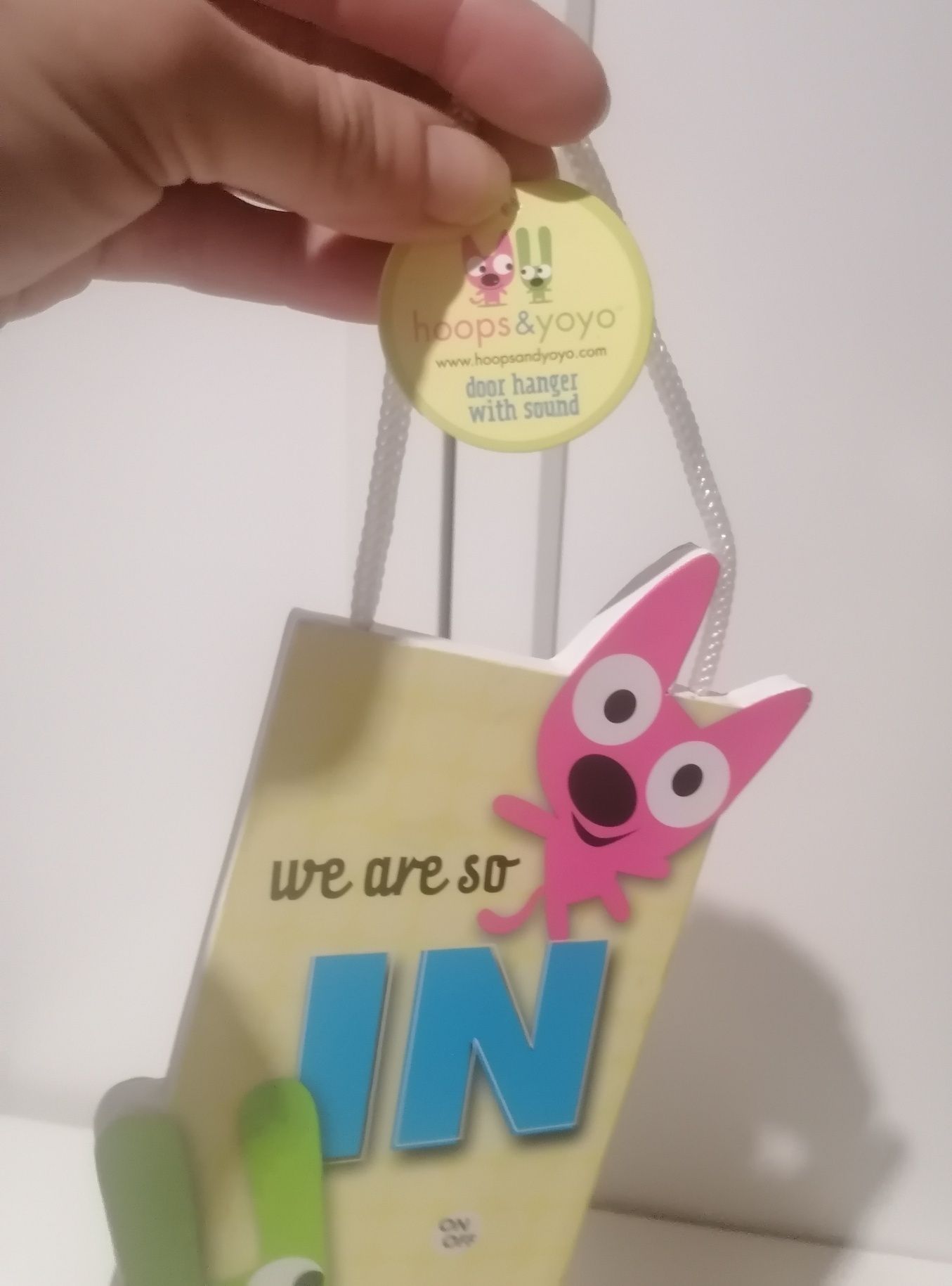 Nowa zawieszka na drzwi do pokoju dziecięcego