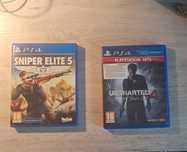 Gry Uncharted 4 i Sniper Elite 5 PS4
