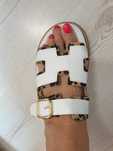 Klapki Hermes rozm.41 , nowe , hit ! #hermes #klapki  #białe #platform