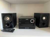 Mikrowieża Philips MCM1150/12 CD, MP3, USB, audio 3,5mm - stan idealny