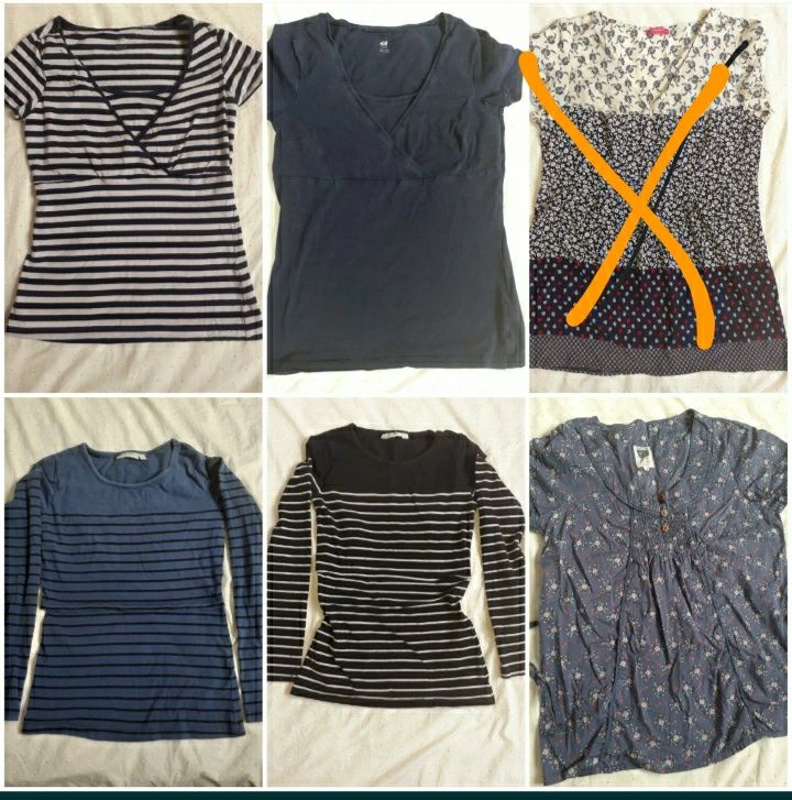 Ubrania ciążowe i do karmienia S/M Happymum H&M