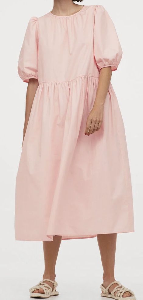 H&M. Puff dres. Bawełna