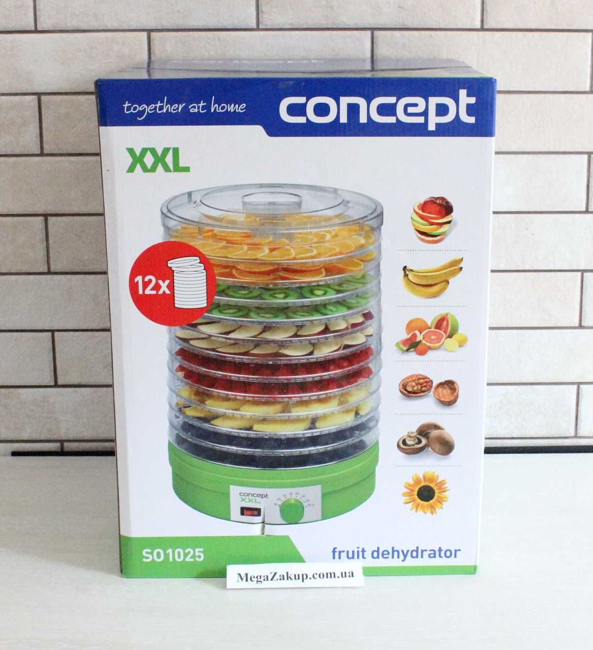 Сушарка для овочів і фруктів Concept SO-1025 XXL Нова! в наявності!