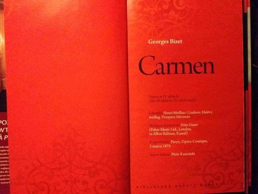 DVD / CD Georges Bizet Carmen Agora 2009