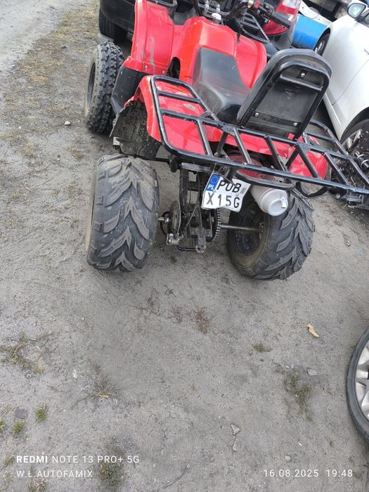 Quad 200 zarejestrowany Bashan hammer atv