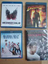 Filmy blu-ray dvd Indiana Jones, Niezniszczalni, Mamma Mia, Najlepszy