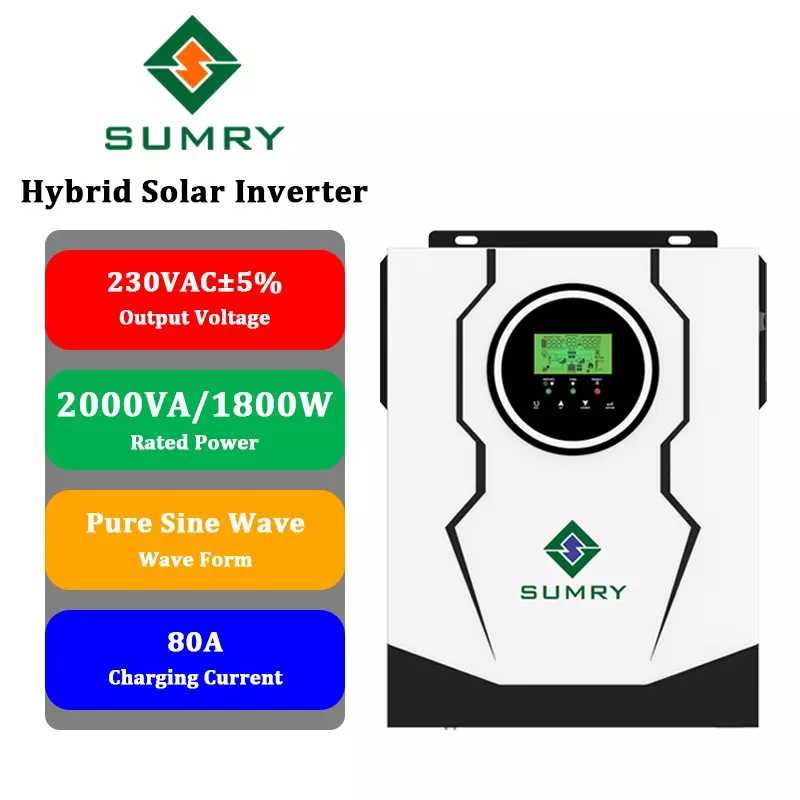 Sumry SM-H 12v-1,8kw. Гібридний інвертор. Чиста синусоїда