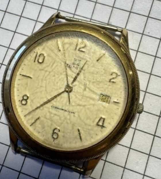 Годинник швейцарський чоловічий Zenith Cosmopolitan (в позолоті)