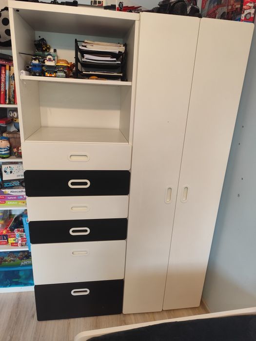 Szafa i regał Smastad IKEA ( można kupić oddzielnie po 150 zł