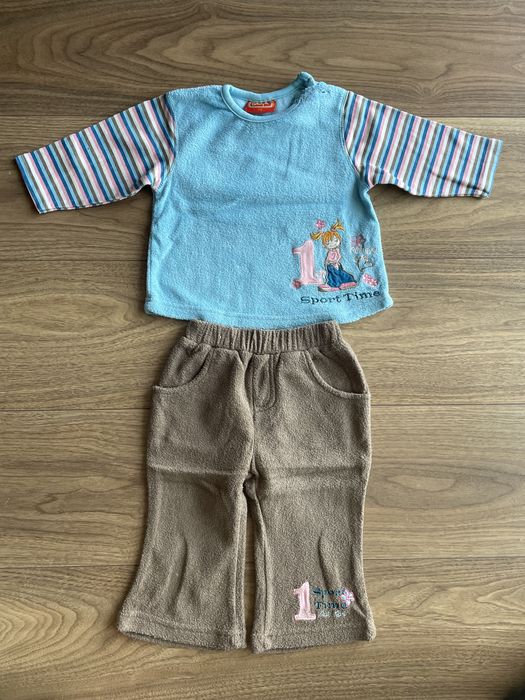 2 sztuki Dres dresy dziewczęcy rozm. 74-80