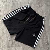 Нейлоновые шорты Adidas big logo