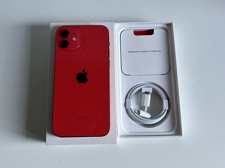 Iphone 12 Red 64GB, oryginalny, nigdy nie naprawiany