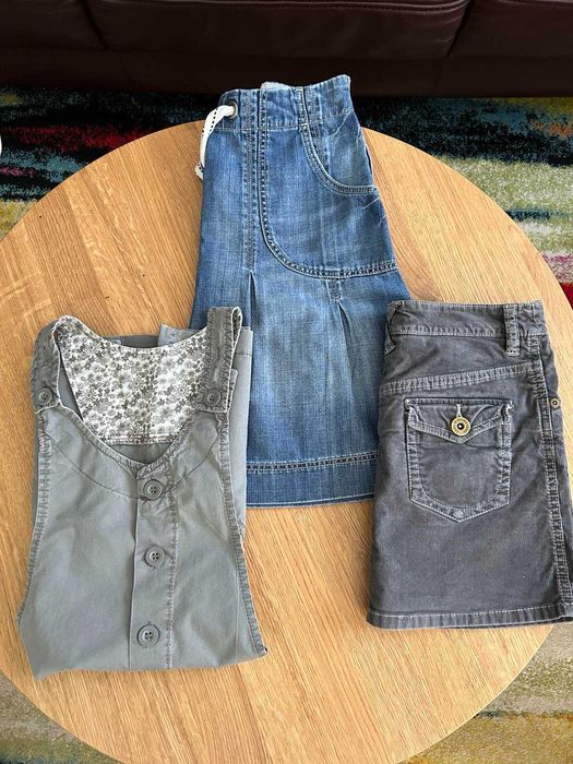 Spódniczki dziewczęce 3 sztuki 140