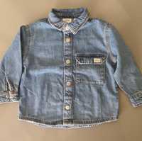 Джинсовая рубашка куртка Zara оригинал, 18-24М, 86 см