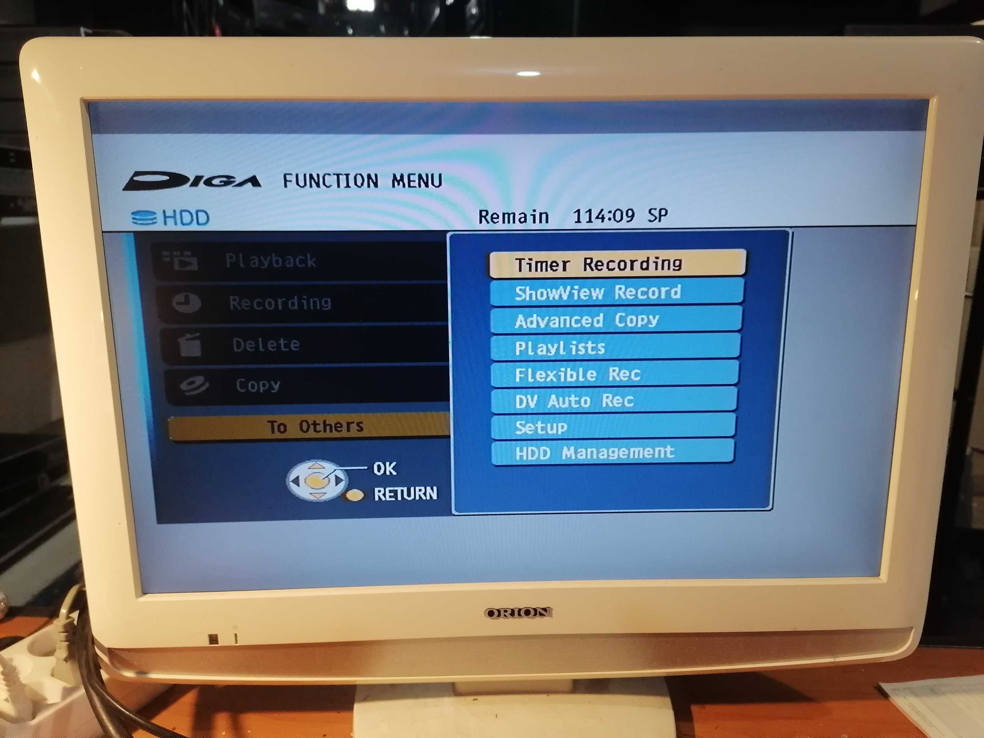 Nagrywarka Panasonic DMR-EH585 HDD250GB HDMI  pilot
