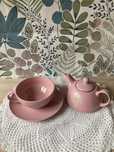 Zestaw porcelanowy do herbaty/imbryk,filizanka,spodek Dishwasher Safe