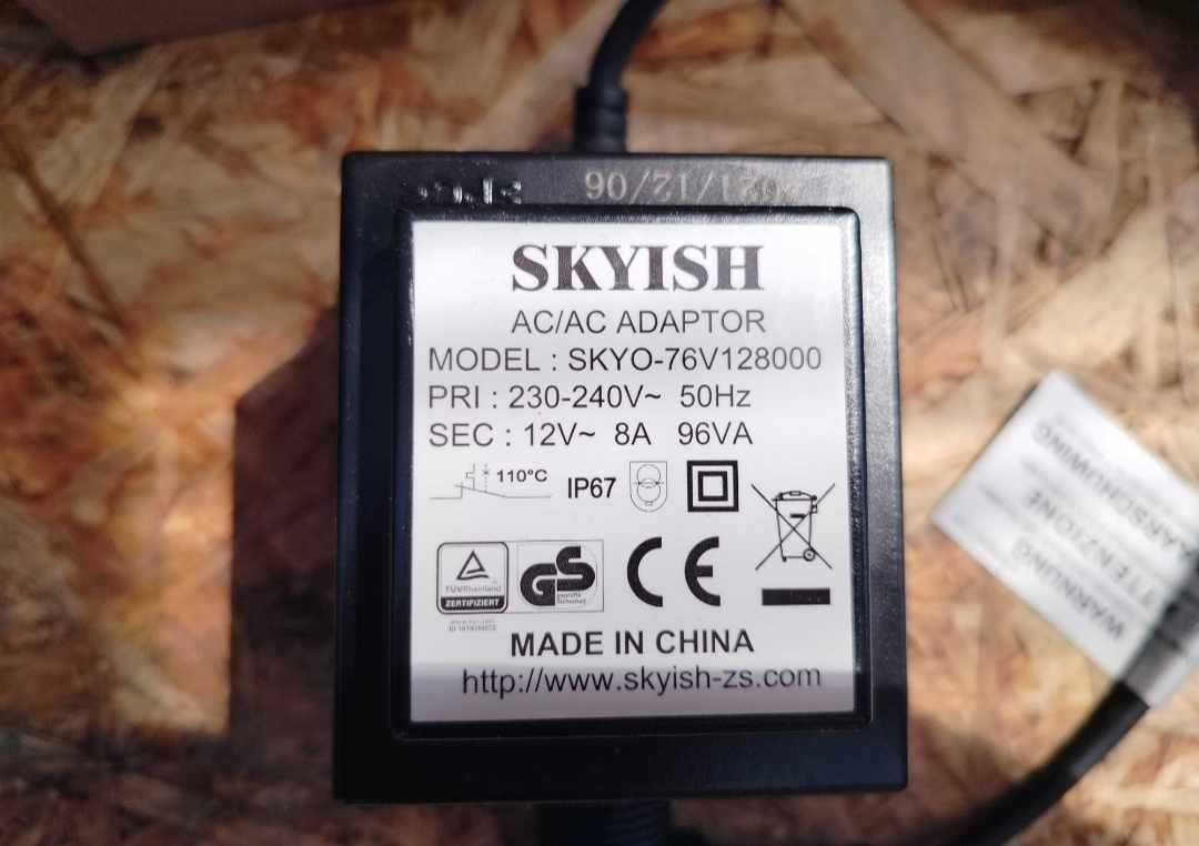 Zasilacz 12V/Transformator Skyish SKYO-57V122800