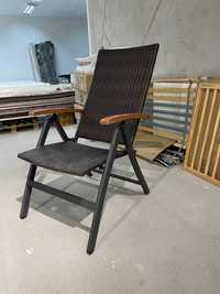 Krzesło ogrodowy LIVARNO home aluminiowy  Valencia, brązowy