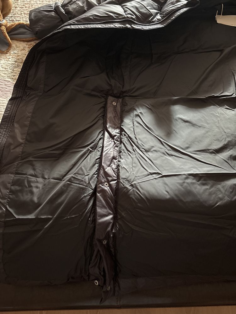 Пуховик адидас оригинал Big Baffle Down Coat Adidas