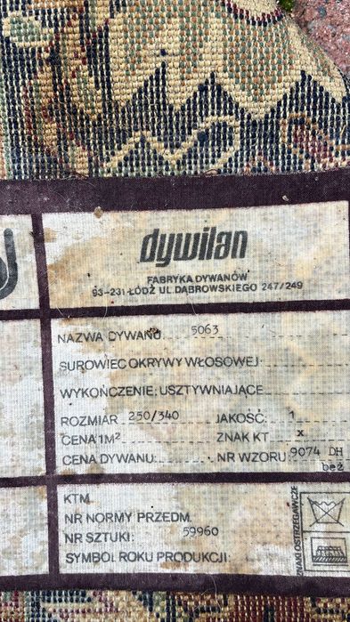 Dywan 250x340 firmy Dywilan