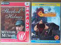 2x gry na laptopa PC Łowcy Smoków + Sherlock Holmes