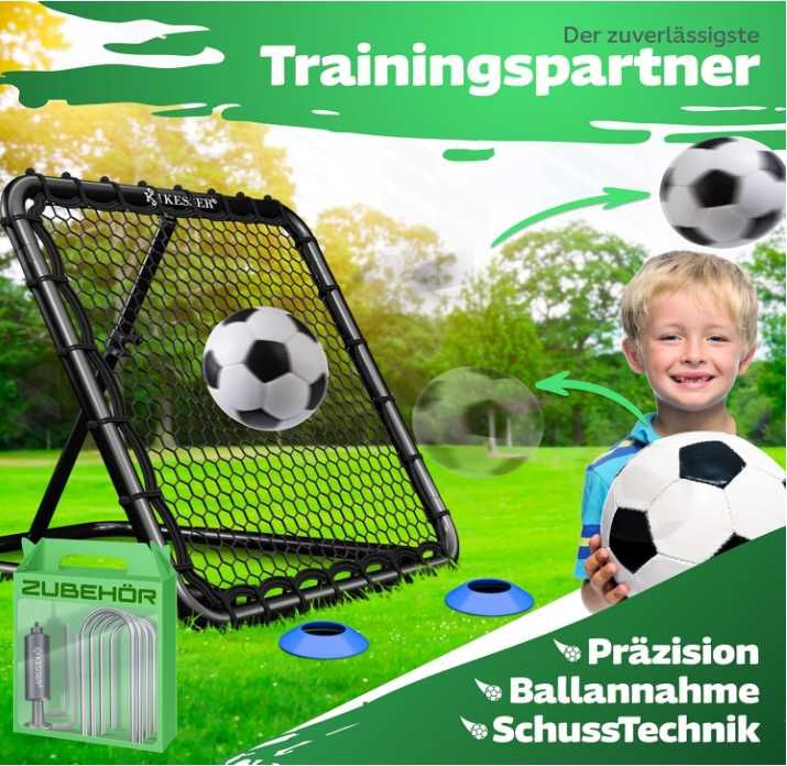 Siatka rebounder 128x128cm trening piłka nożna