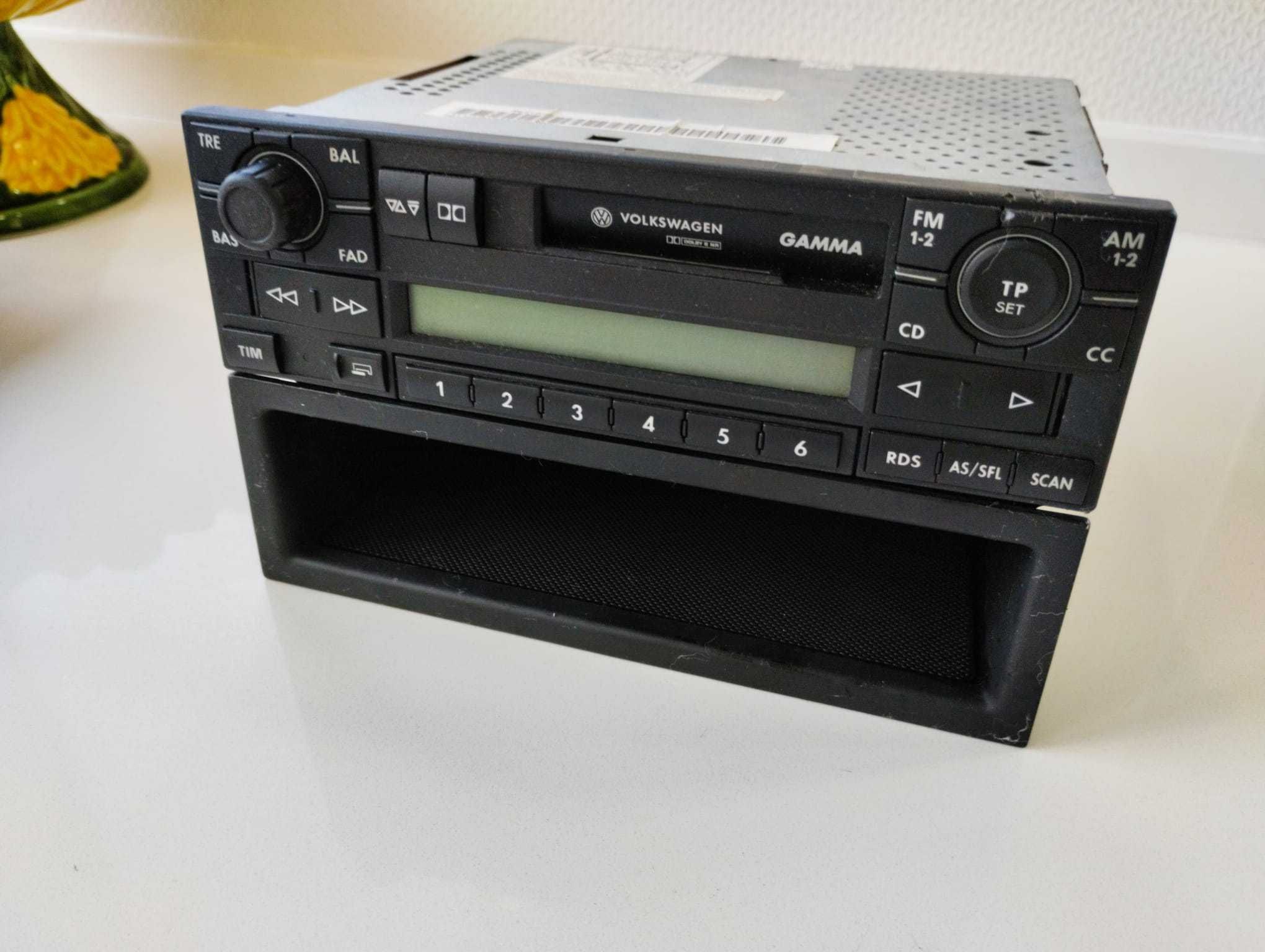 Rádio Volkswagen Gamma Original com leitor caixa de 6 CD's incluído