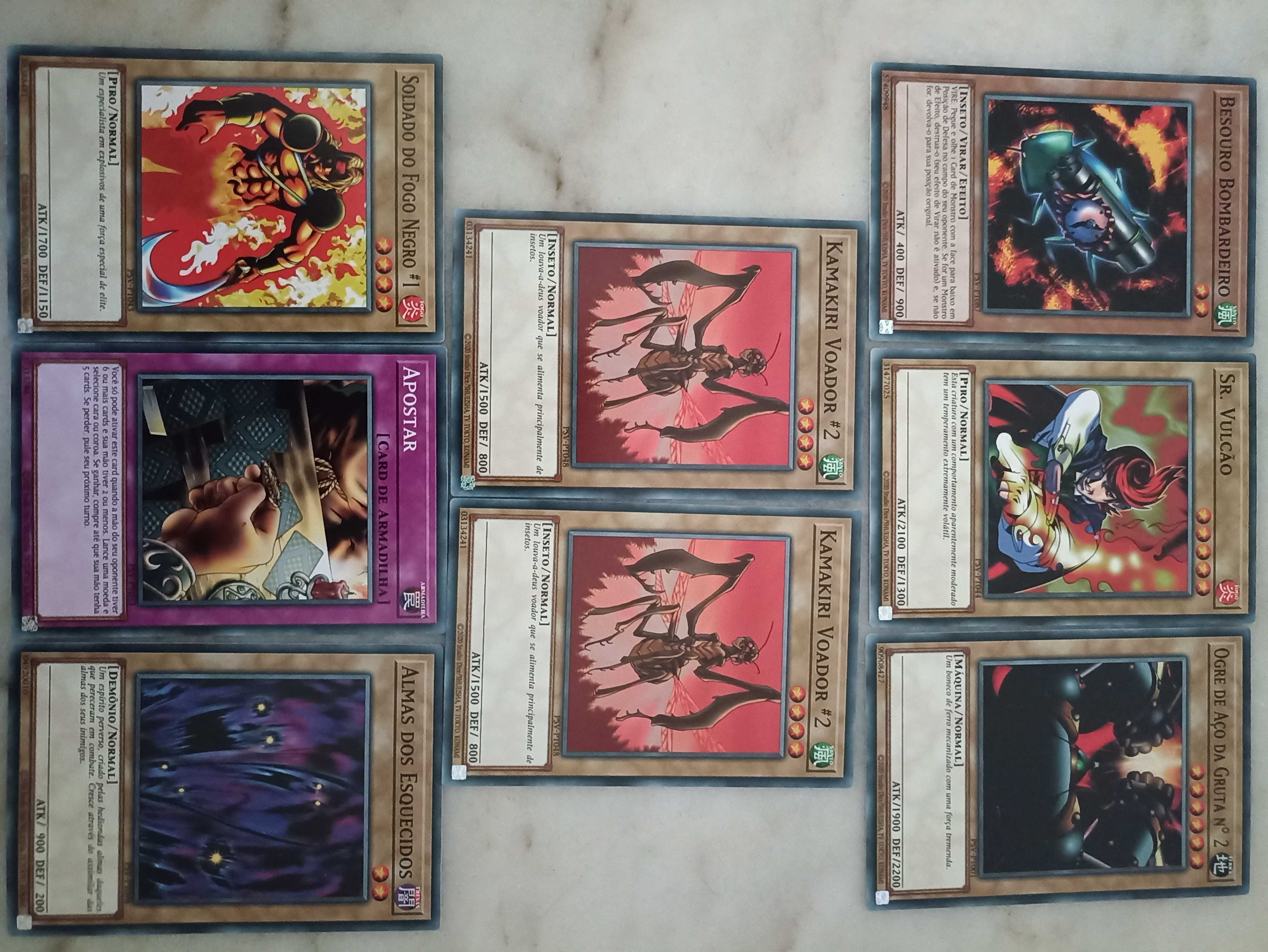 45 Cartas Yu-Gi-Oh! (Comuns)