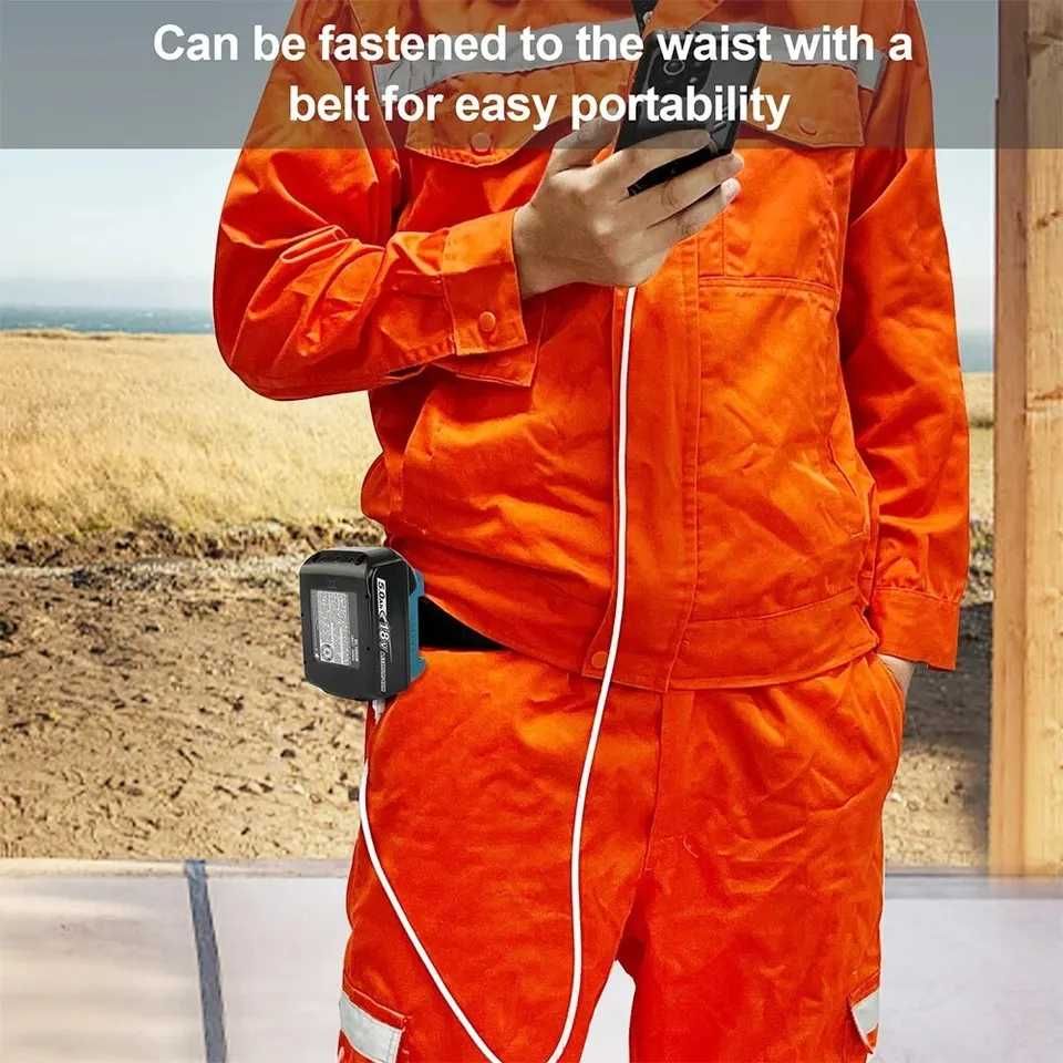 Адаптер переходник с 18v на 5v для зарядки телефона от батареи Makita