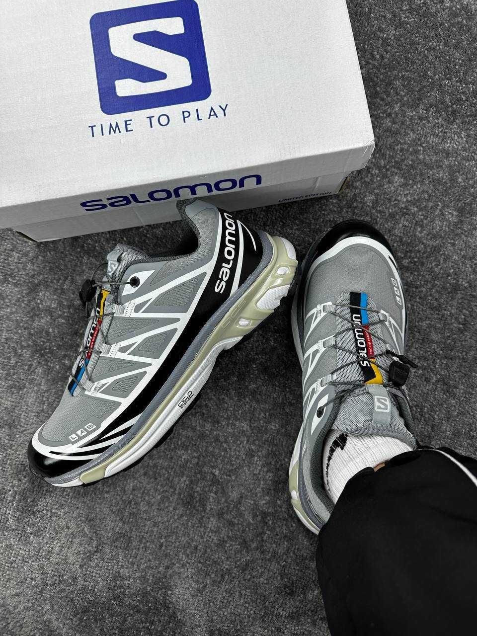 SALE! Salomon XT-6 Silver Black 36 37 38 39 40 41 42 43 44 45 хт6 хт-6