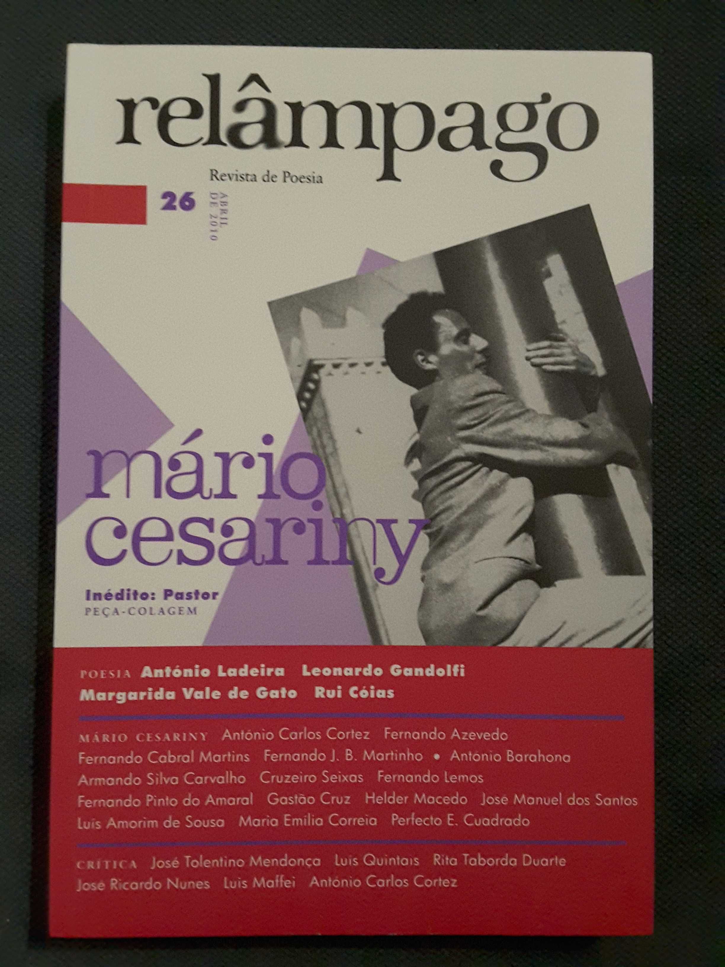 Relâmpago, Revista de Poesia: Mário Cesariny / Luiza Neto Jorge