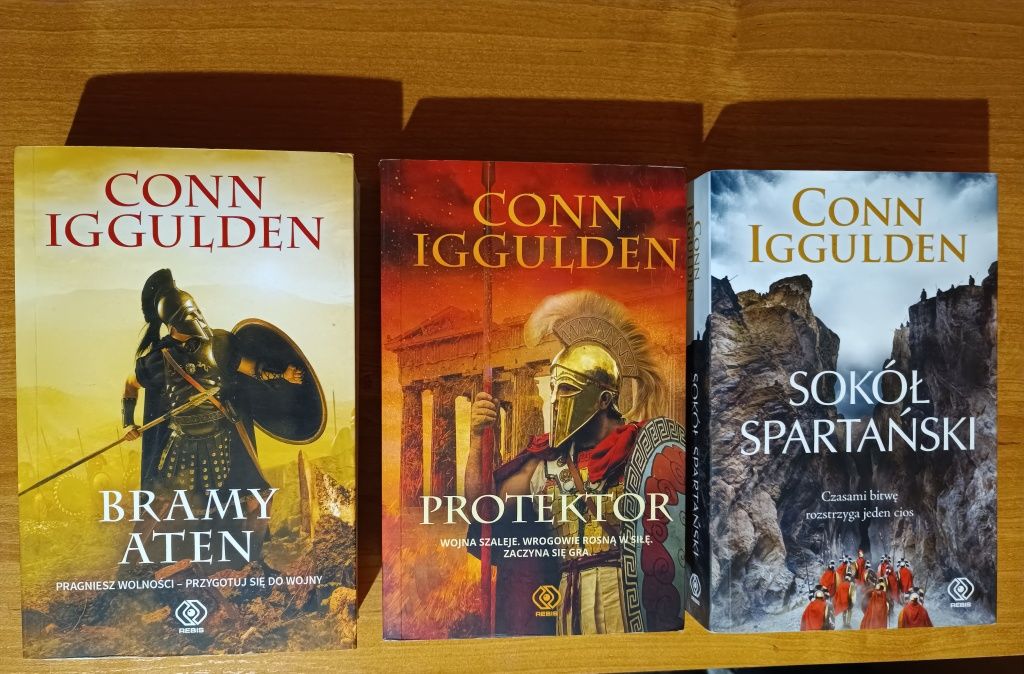 Conn Iggulden, zestaw, 3 książki