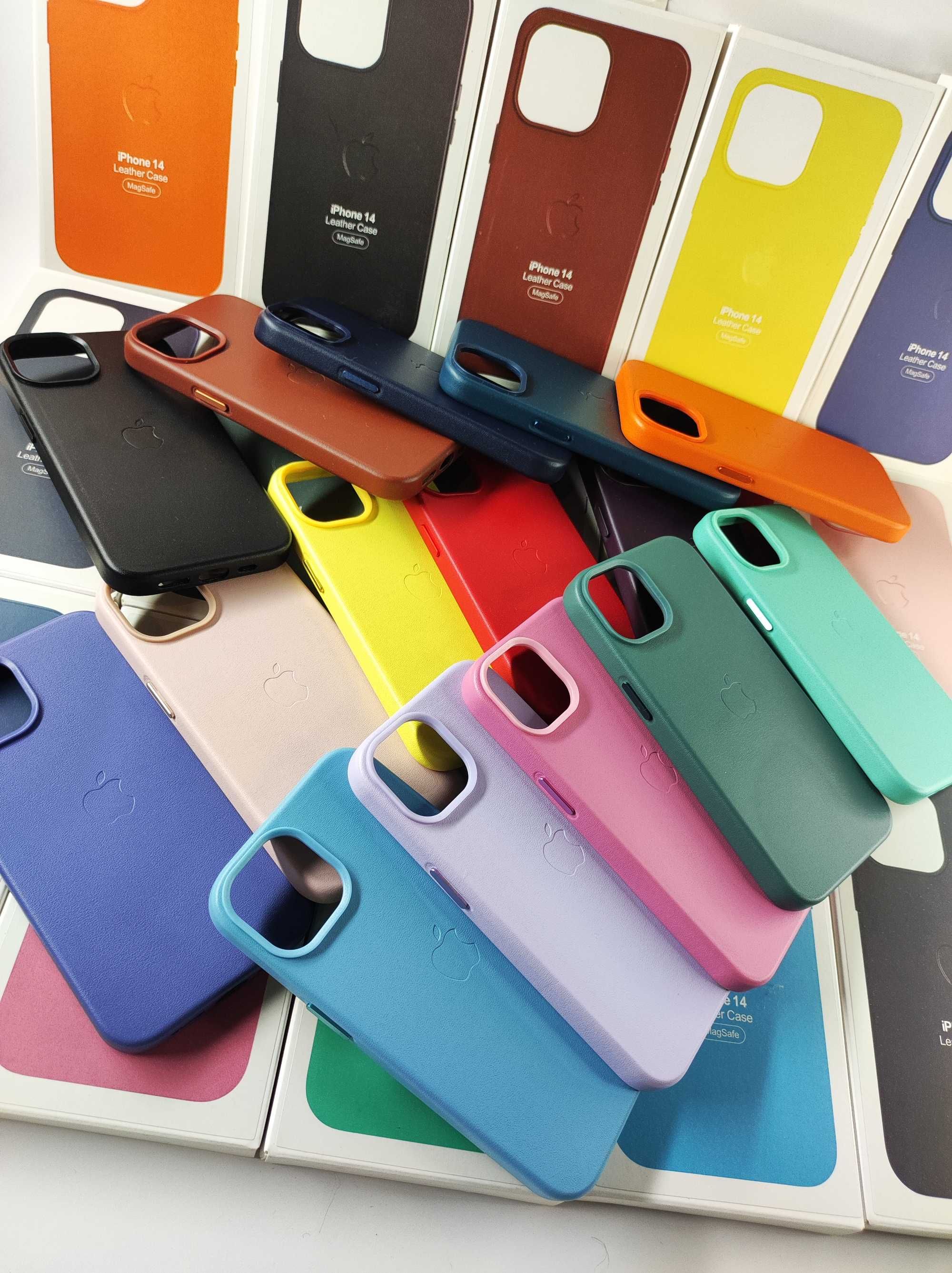 Шкіряний чохол айфон магсейф/leather case iPhone with MagSafe