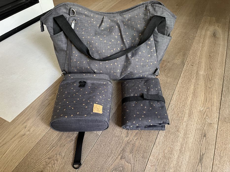 Torba do wózka Lassig - niemowleca  +4 akcesoria w komplecie