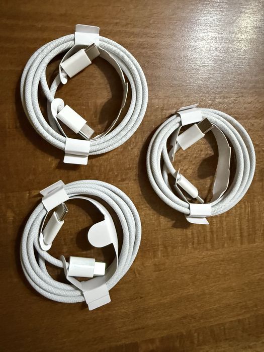 3 ШТ. Кабель USB C до USB C 100 Вт. Кабель для швидкого заряджання