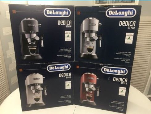 Ріжкова кавоварка еспресо Delonghi EC 685.M, R, BK, W рожковая кофевар