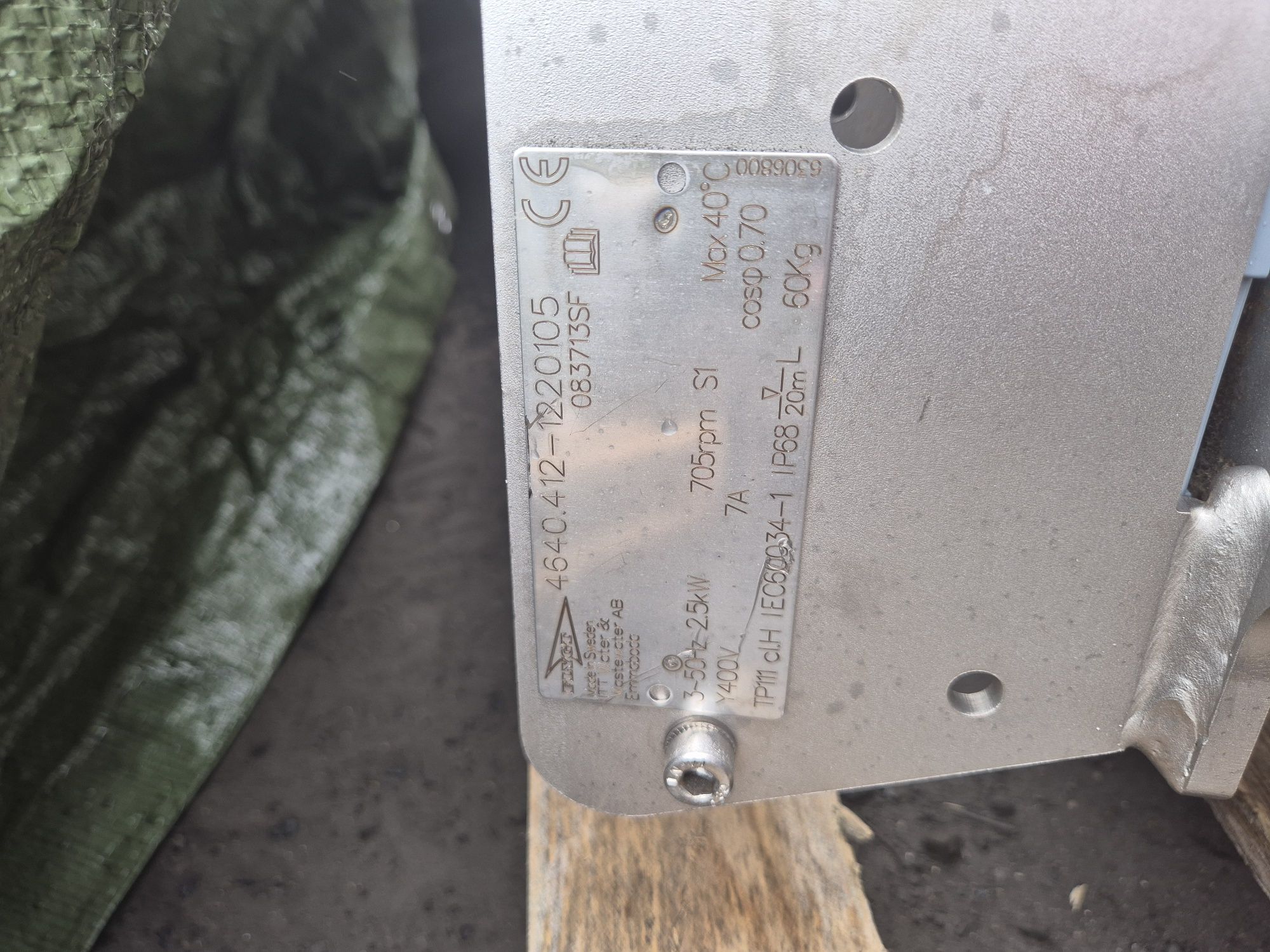 Mieszadło zanurzeniowe zatapialne mikser do gnojowicy flygt 2,5 kw