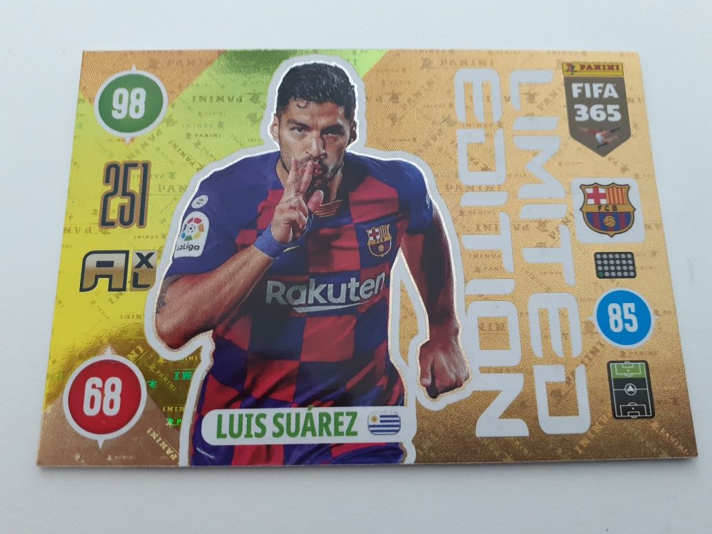 Karty pilkarskie Suarez Van Dijk Sancho Seri limited edition