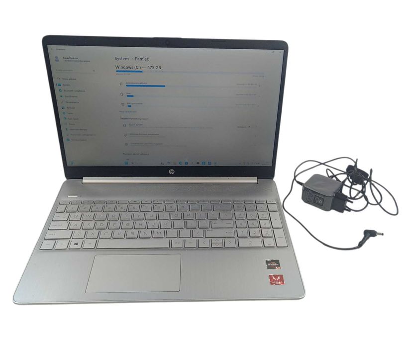 laptop hp 15S ryzen 5 16GB RAM 500GB ssd win10
