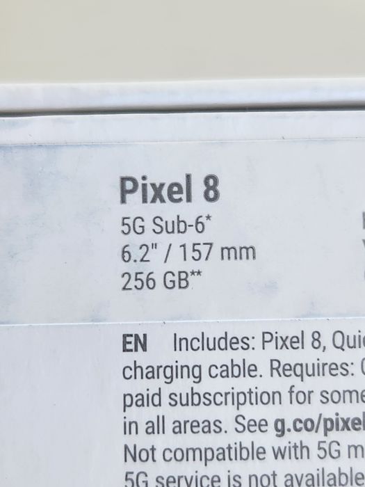 Pixel 8 256GB - Novo/selado