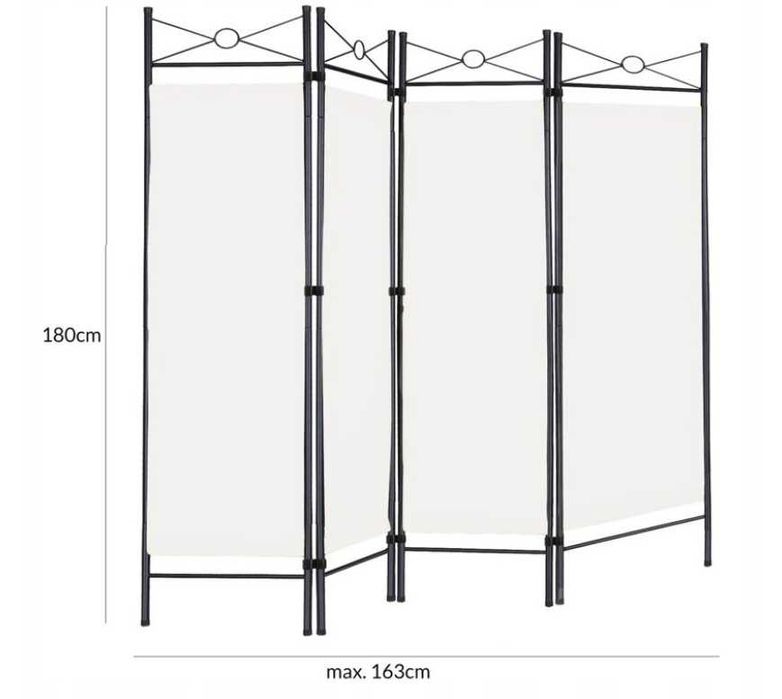 Parawan NOWY ścianka zasłona ecru 180x163cm