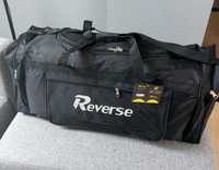 Bardzo duża XXL torba podróżna Reverse czarna 90cm Super cena!