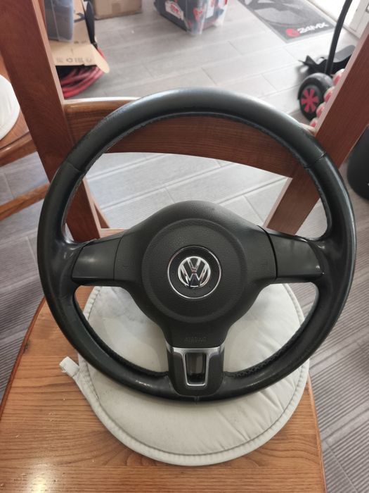 Volante golf mk7 completo com airbag